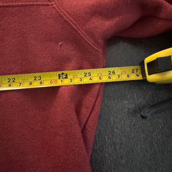 Columbia Men's Maroon 1/4 Zip Pullover Top Shearling Lined, Size XXL - Picture 8 of 8